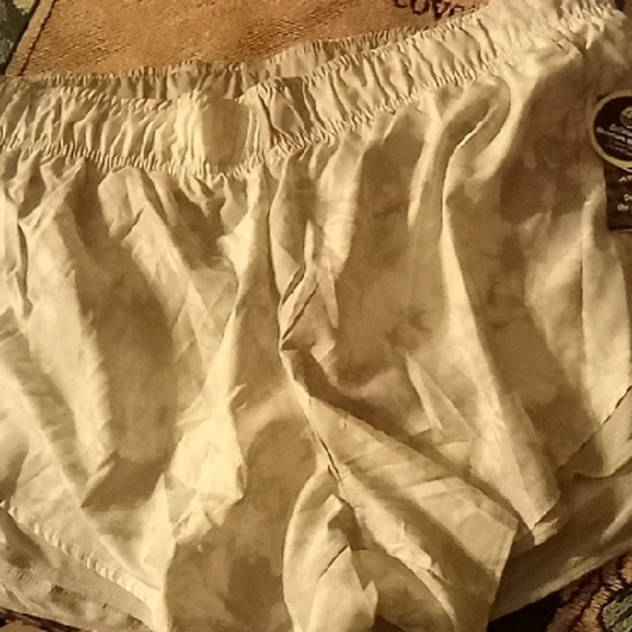 Athletic Works Moisture Wicking Shorts - Cream - Picture 1 of 5